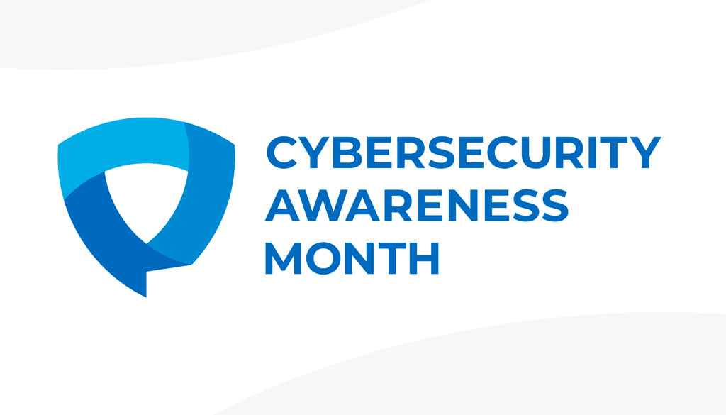 Cybersecurity Awareness Month logo.