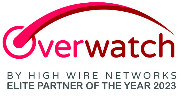 Overwatch high wire network elite partner of the year 2023 logo.